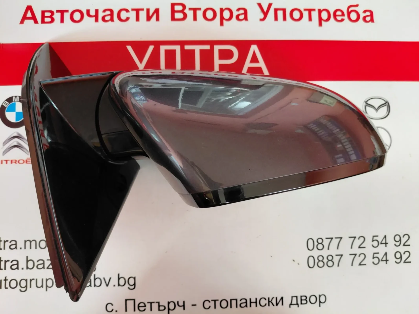 E13049687 Дясно огледало електрическо  KIA NIRO I 1.6 GDI  14 пина с мъртва зона E13049688