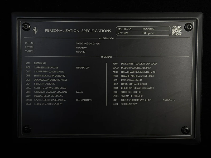 Ferrari F8 SPIDER LIFT CARBON JBL 360-CAM, снимка 17 - Автомобили и джипове - 52886075