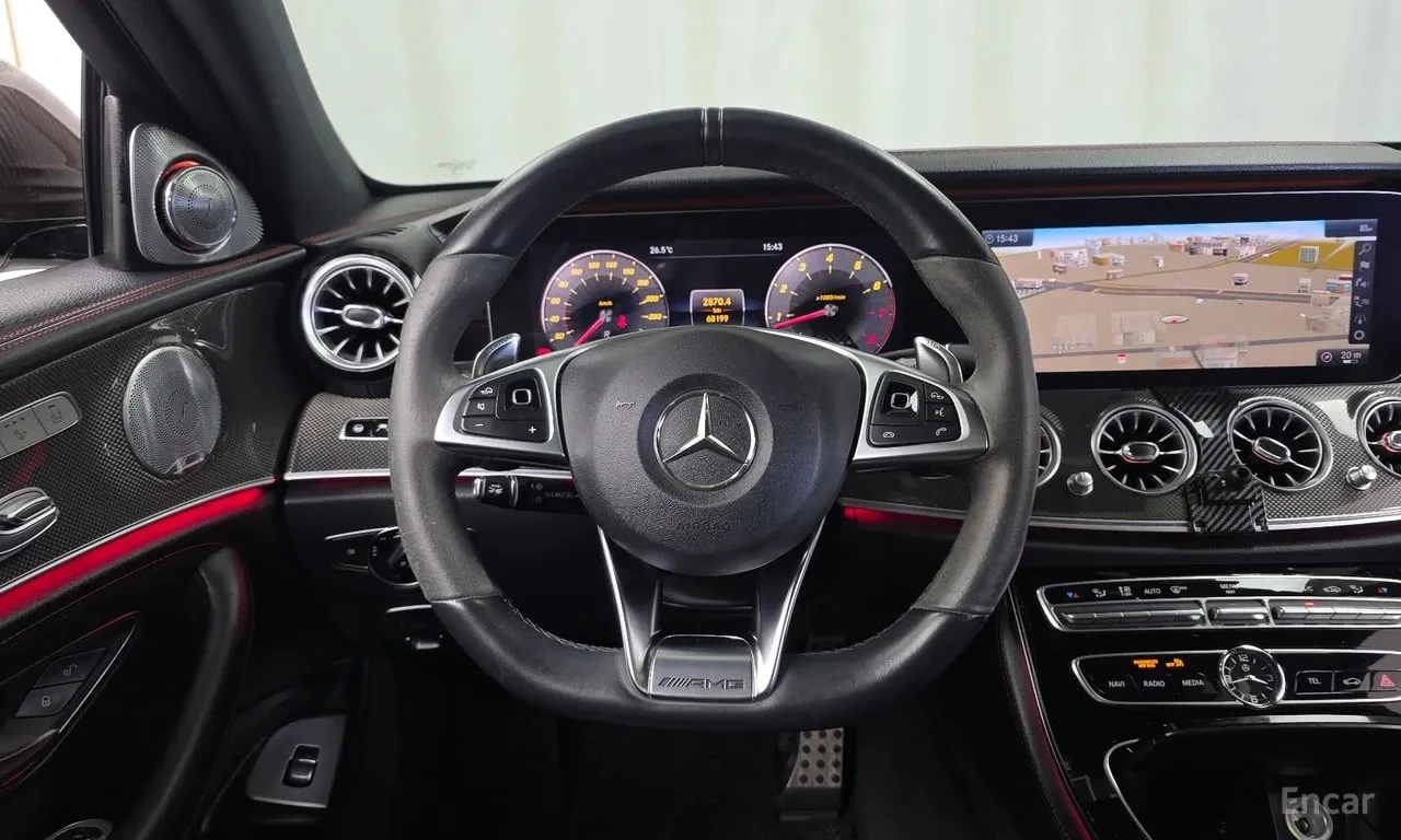 Mercedes-Benz E 43 AMG 4MATIC /ОБДУХВАНЕ/ПАНОРАМА/ДИСТРОНИК/360, снимка 13 - Автомобили и джипове - 56010246