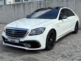 Mercedes-Benz S 63 AMG L/NAVI/4MATIC/3TV/PANO/CERAMIC/KAM/MULTY/Excellen!, снимка 3