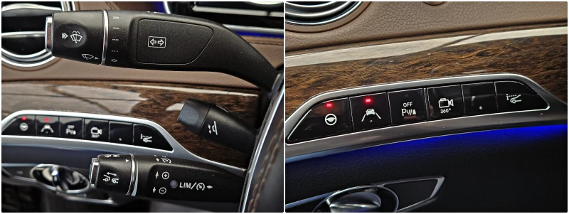 Mercedes-Benz S 350 L/BRABUS/9G/4M/TVx3/DISTR/HUD/360CAM/ОБДУХ/AMBI/LI, снимка 14 - Автомобили и джипове - 52827366