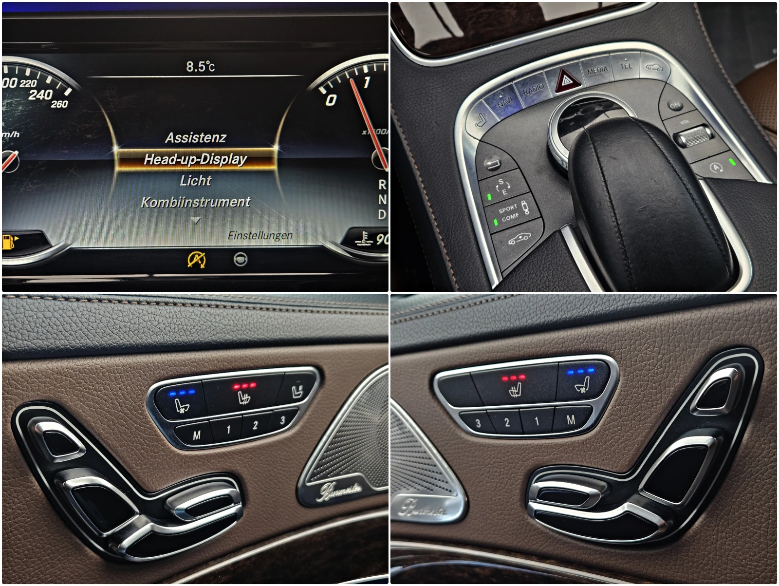 Mercedes-Benz S 350 L/BRABUS/9G/4M/TVx3/DISTR/HUD/360CAM/�����/AMBI/LI | Mobile.bg � ����������� 15