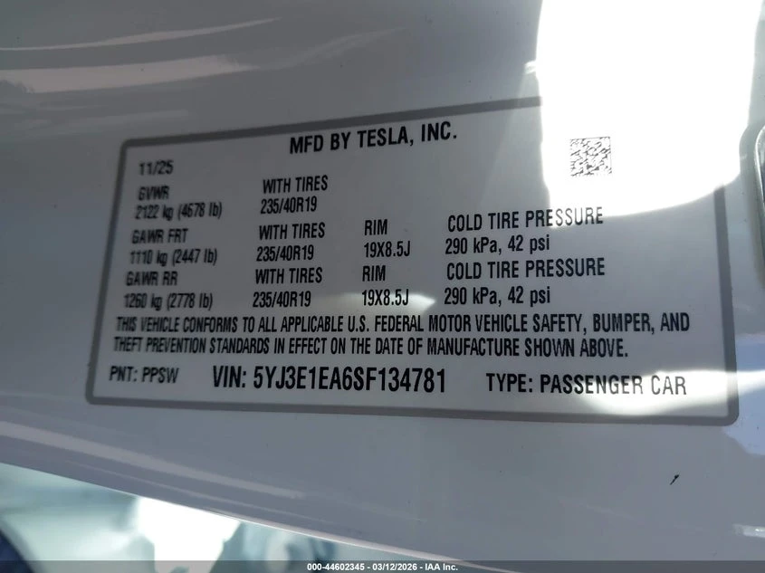 Tesla Model 3 Long Range Rear-Wheel Drive/Standard Rear-Wheel Dr, снимка 9 - Автомобили и джипове - 54419119