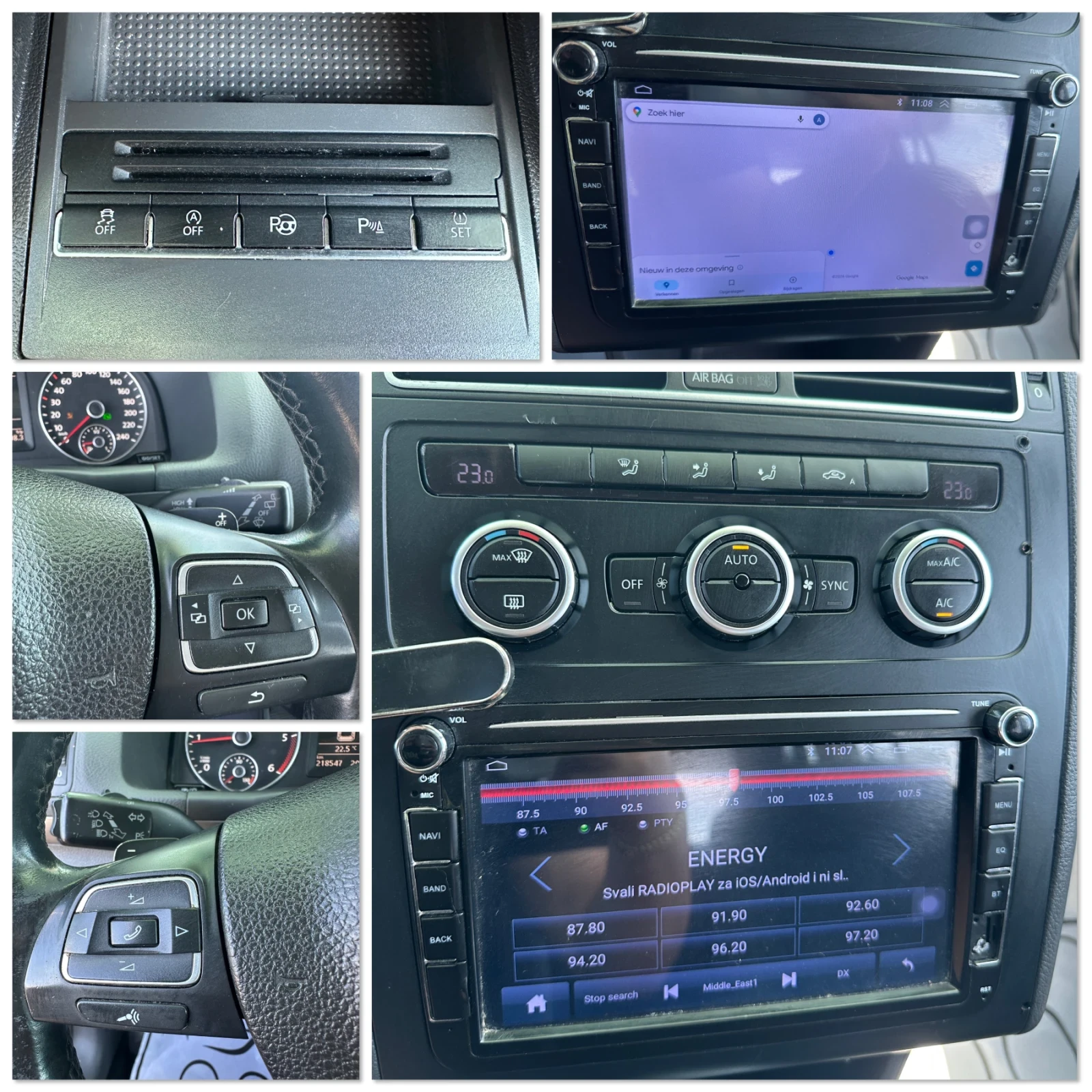 VW Touran 2.0TDI* 140к.с* АВТОМАТИК* НАВИ* КЛИМАТРОНИК, снимка 10 - Автомобили и джипове - 56182814