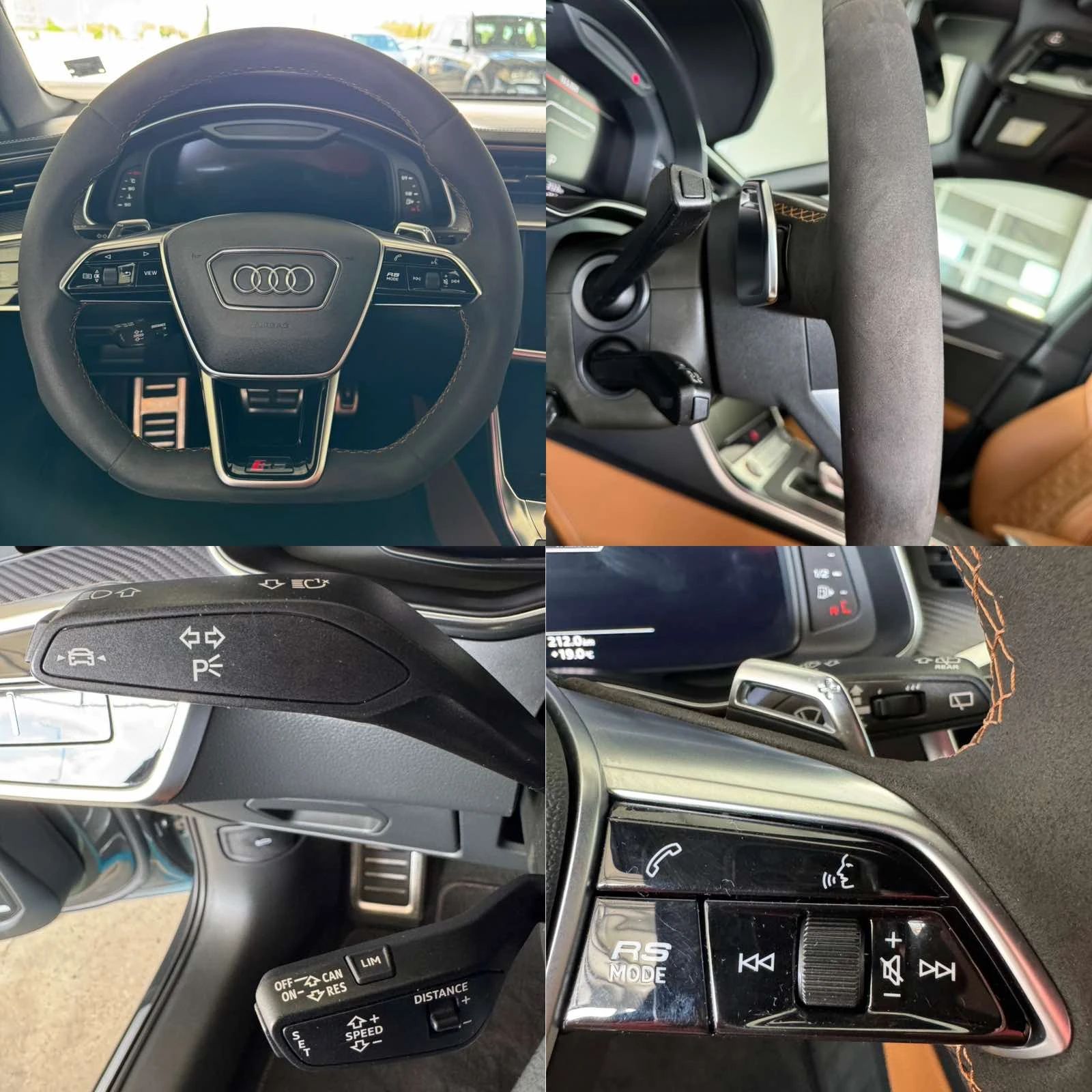 Audi Rs6 4.0* 800ps* CERAMIC* CARBON PACK* B&O* DISTRONIC* , снимка 13 - Автомобили и джипове - 54563370