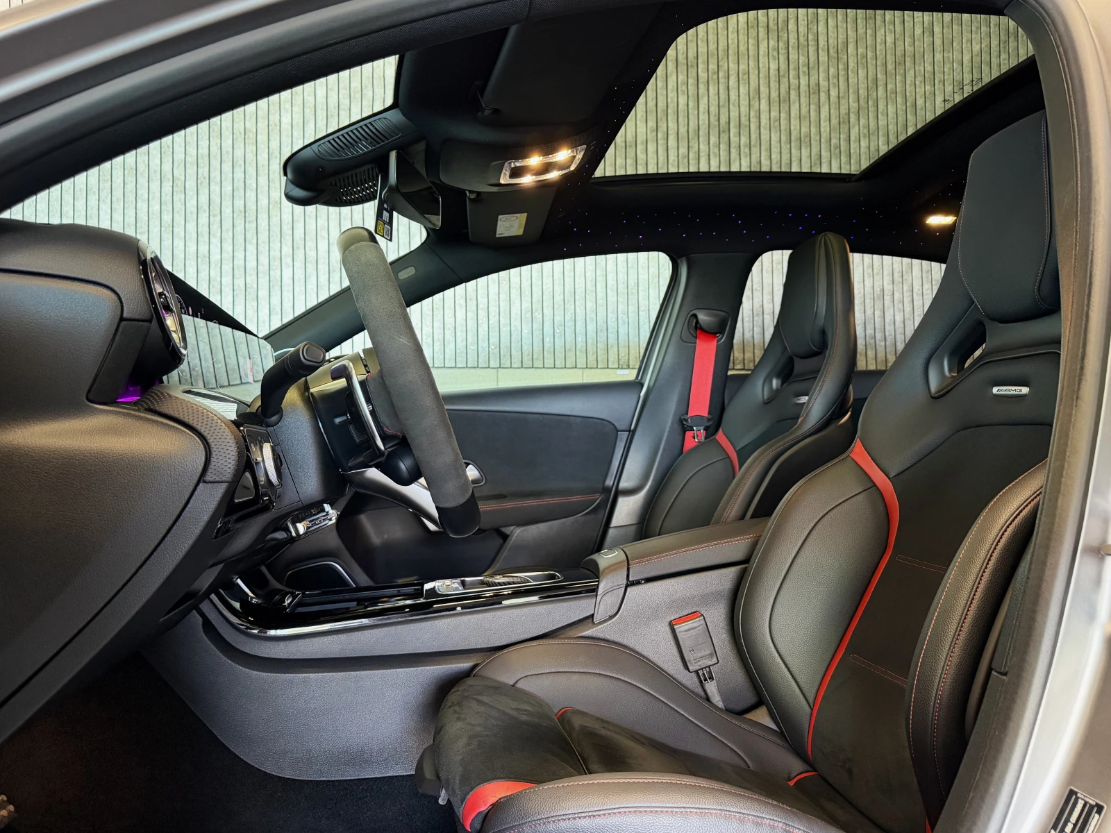 Mercedes-Benz A45 AMG S 4M MAGNO SUNROOF BURM 360, снимка 7 - Автомобили и джипове - 55584937