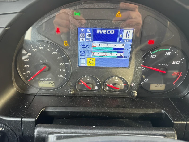 Iveco Magerus Цяла композиция с ремарке! ОБСЛУЖЕНА ! , снимка 12 - Камиони - 52447865