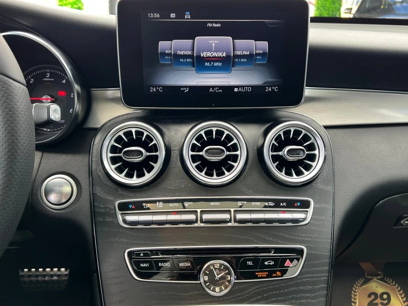 Mercedes-Benz GLC 250 AMG/COUPE/9G/GERMANY/CAMERA/ПОДГРЕВ/AMBIENT/LIZING, снимка 11 - Автомобили и джипове - 51532137