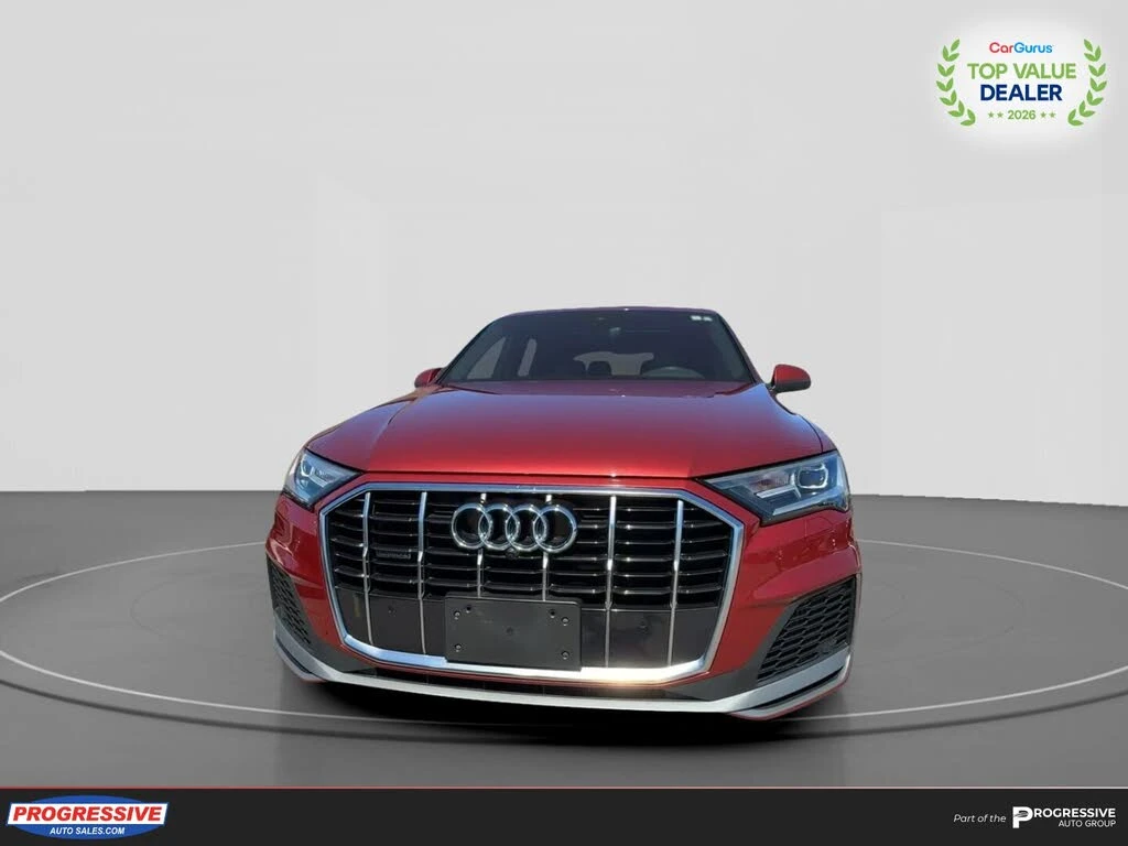 Audi Q7 55TFSI* MATRIX* S* LINE* ПАНОРАМА* МЪРТВАТ* ТОЧКА*, снимка 5 - Автомобили и джипове - 55982810