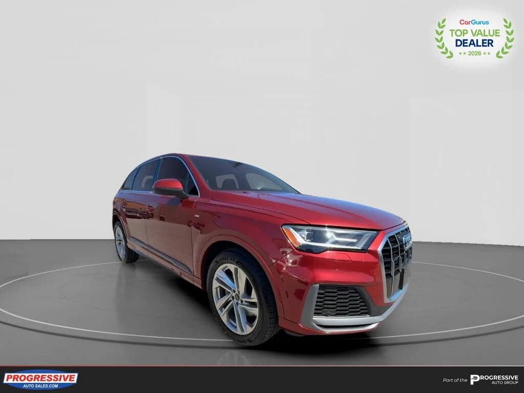 Audi Q7 55TFSI* MATRIX* S* LINE* ПАНОРАМА* МЪРТВАТ* ТОЧКА*, снимка 3 - Автомобили и джипове - 55982810