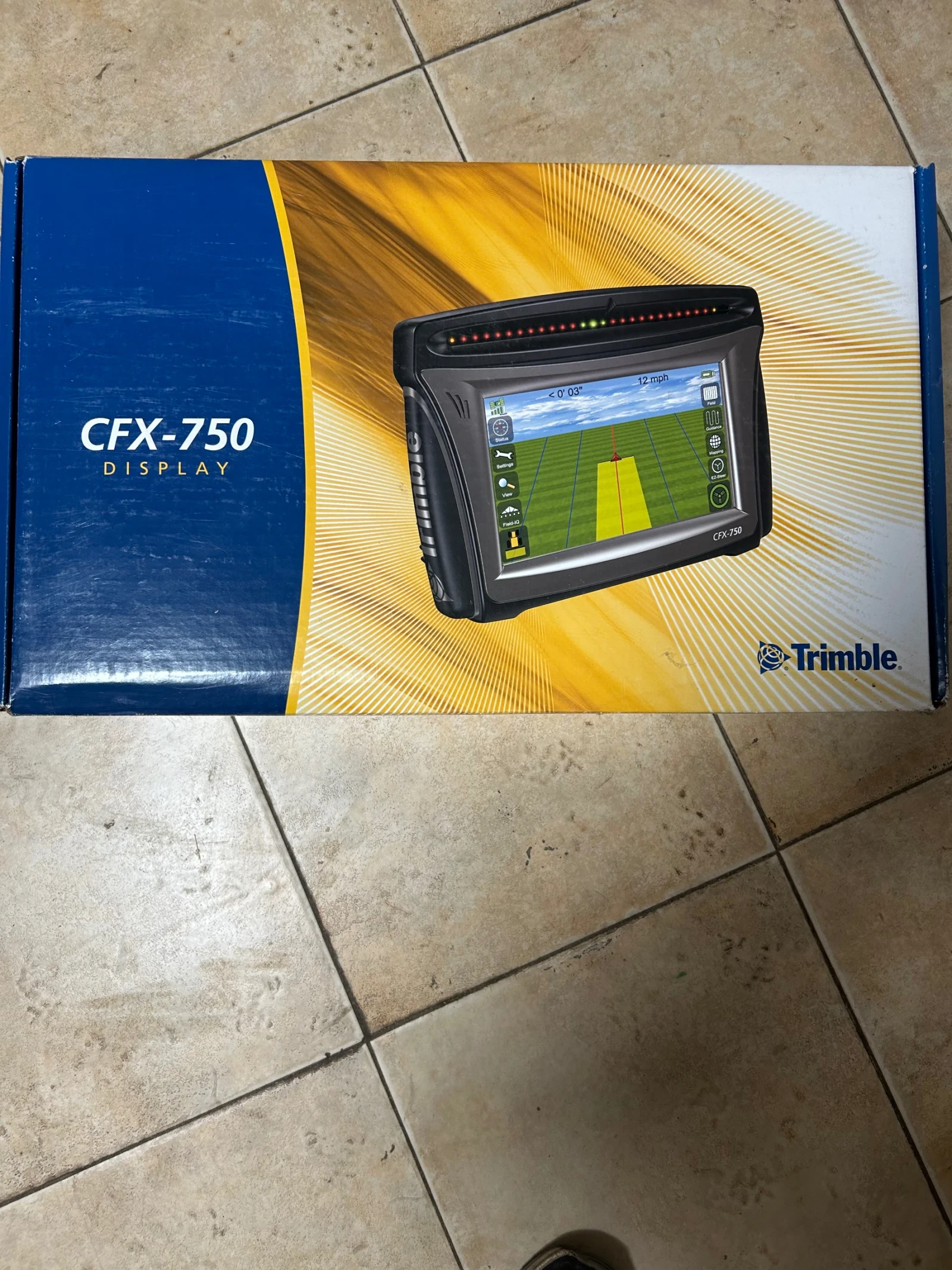 Друг вид Български Навигация Trimble CFX 750 + антена+ чисто нов кабе, снимка 1