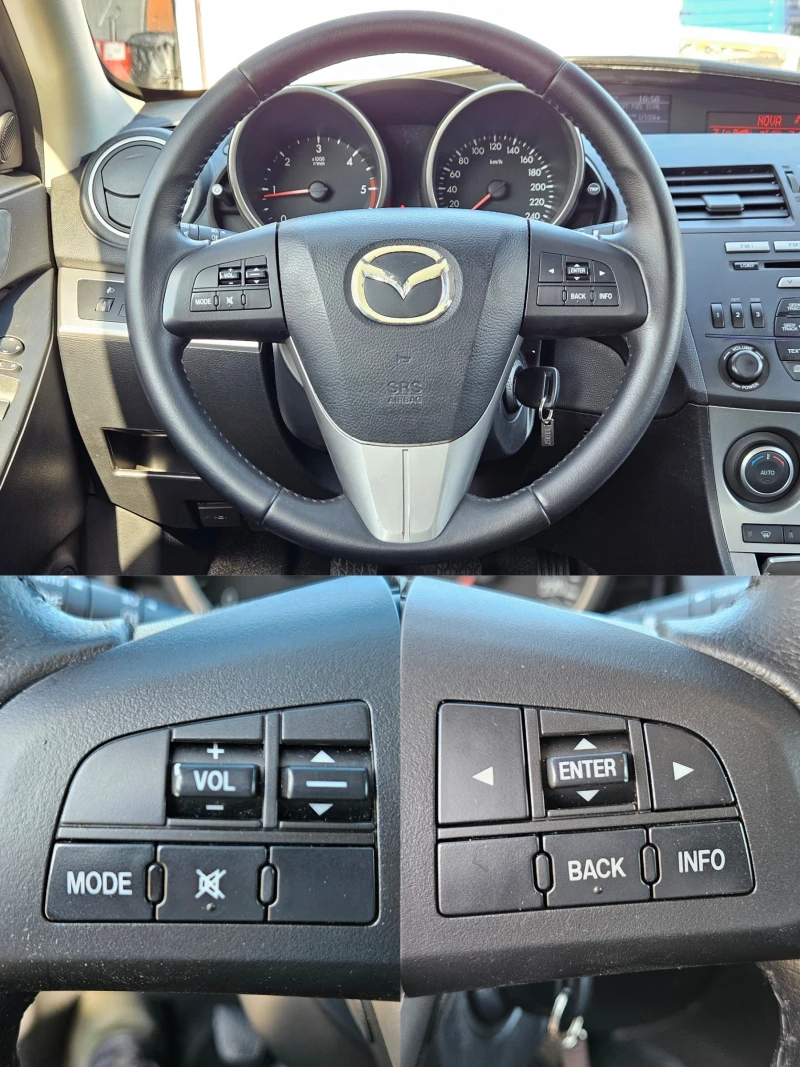 Mazda 3 1.6D/116k.c/6ск/КЛИМАТРОНИК/EURO 5A/ТОП, снимка 11 - Автомобили и джипове - 47576645