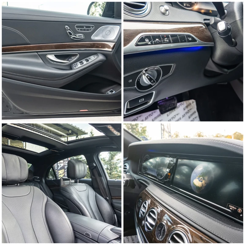 Mercedes-Benz S 350 D 4 MATIC 3ХТВ LONG NARDO GREY ПАНО ЛИЗИНГ 100%, снимка 16 - Автомобили и джипове - 52231039