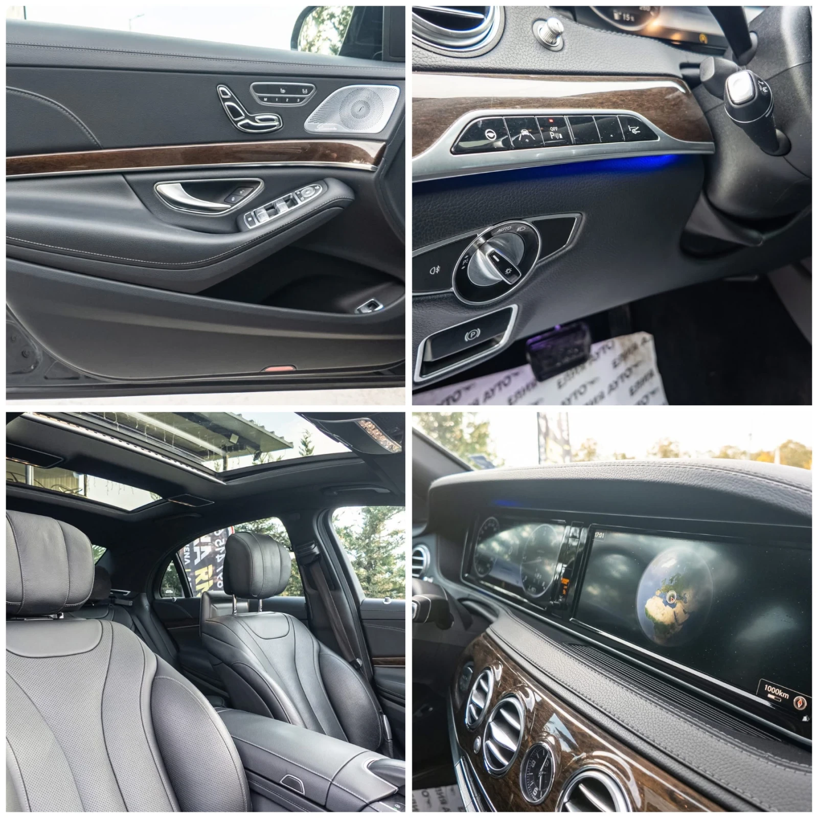 Mercedes-Benz S 350 D 4 MATIC 3 LONG NARDO GREY   100% | Mobile.bg   16