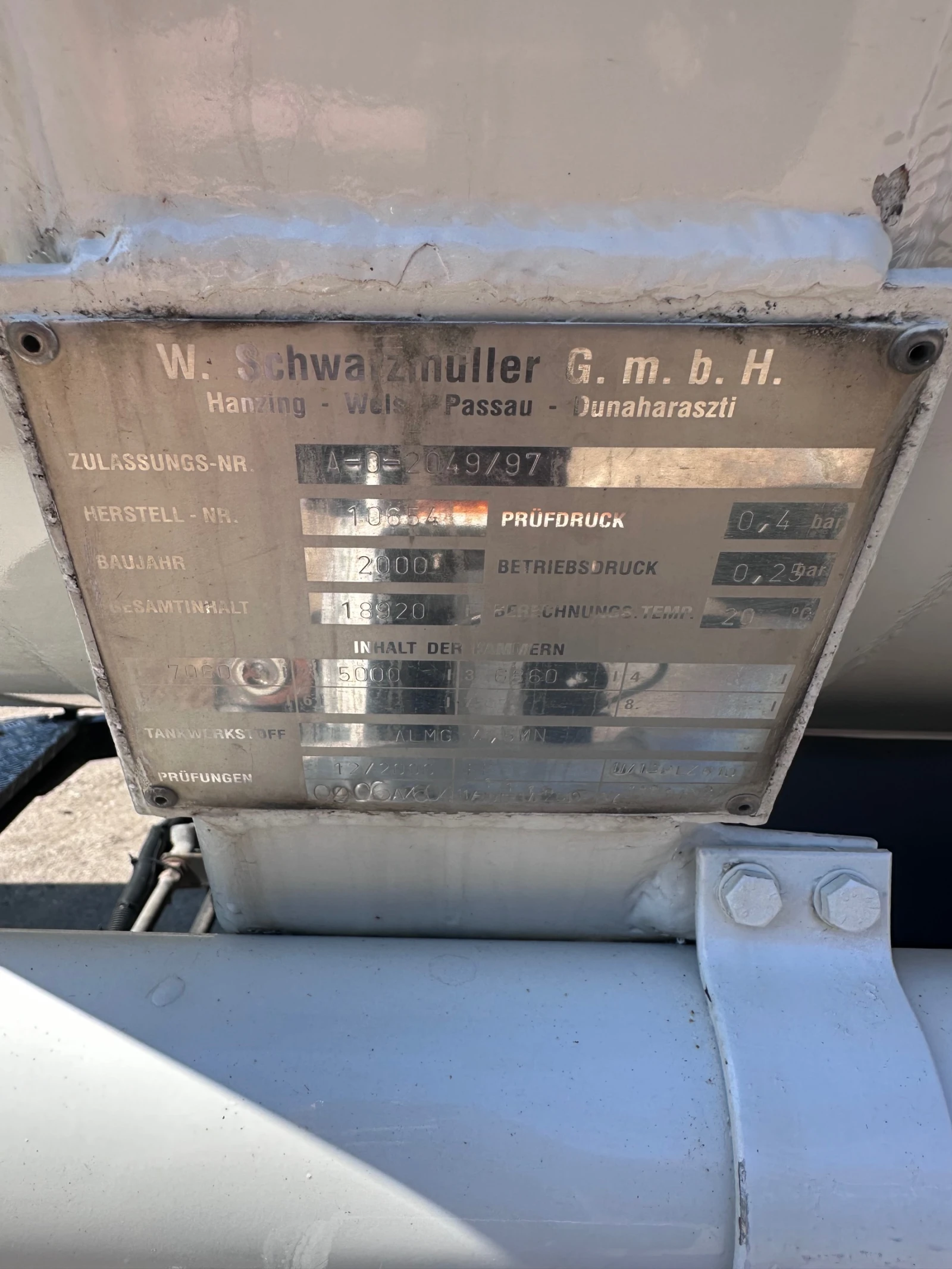 За камион Други SCHWARZMULLER, снимка 4 - Ремаркета - 54835364
