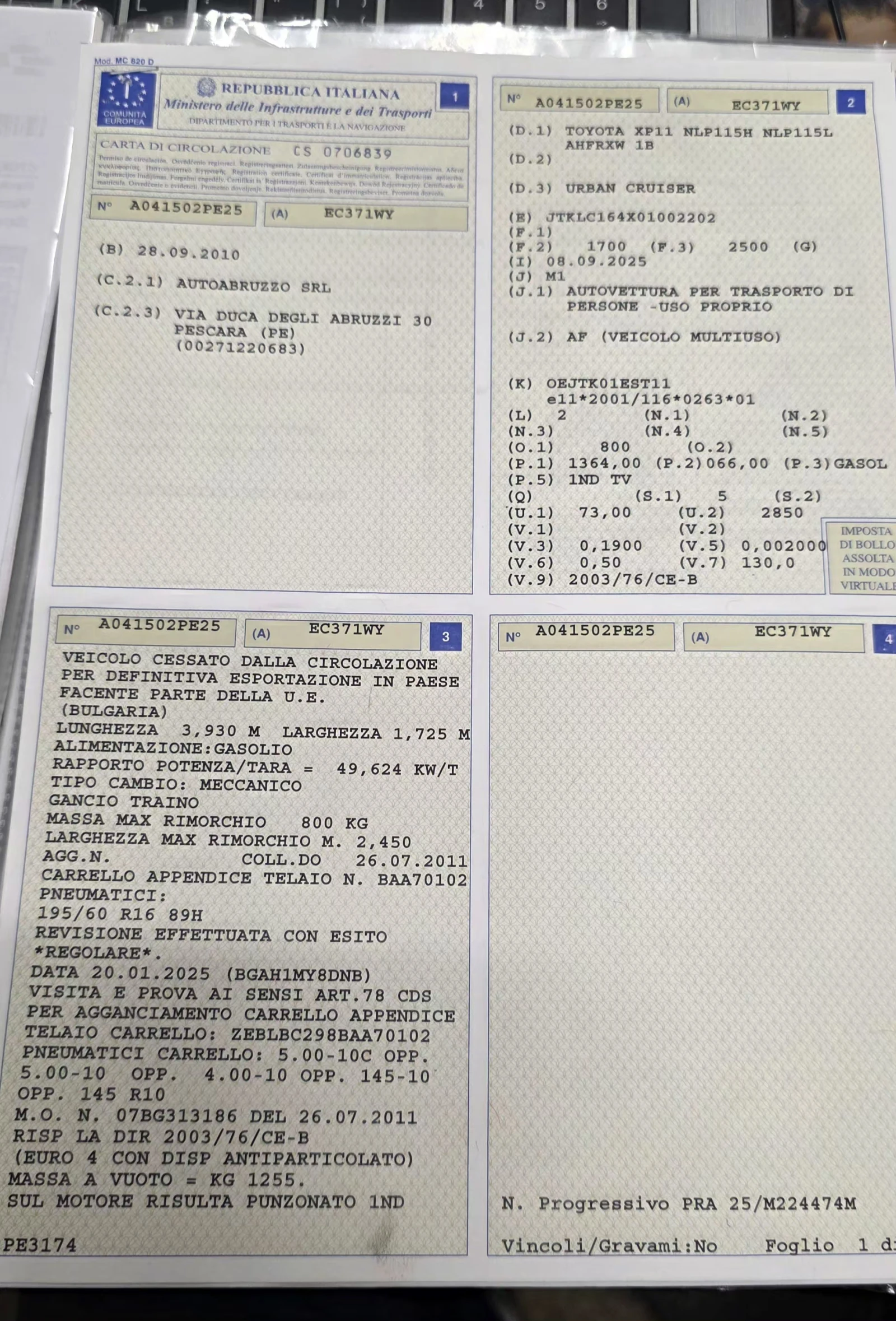 Toyota Urban Cruiser 1.4 $ D4D $ 4x4 $ klima $ | Mobile.bg   13