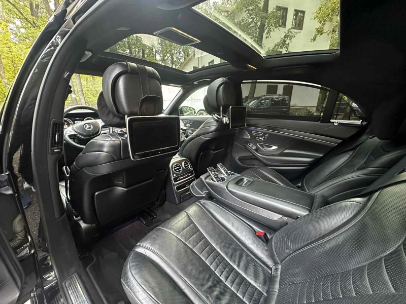 Mercedes-Benz S 350 LONG* AMG* 360* TV* NIGHTV* Вакум* THOR activesoun, снимка 12 - Автомобили и джипове - 52632323