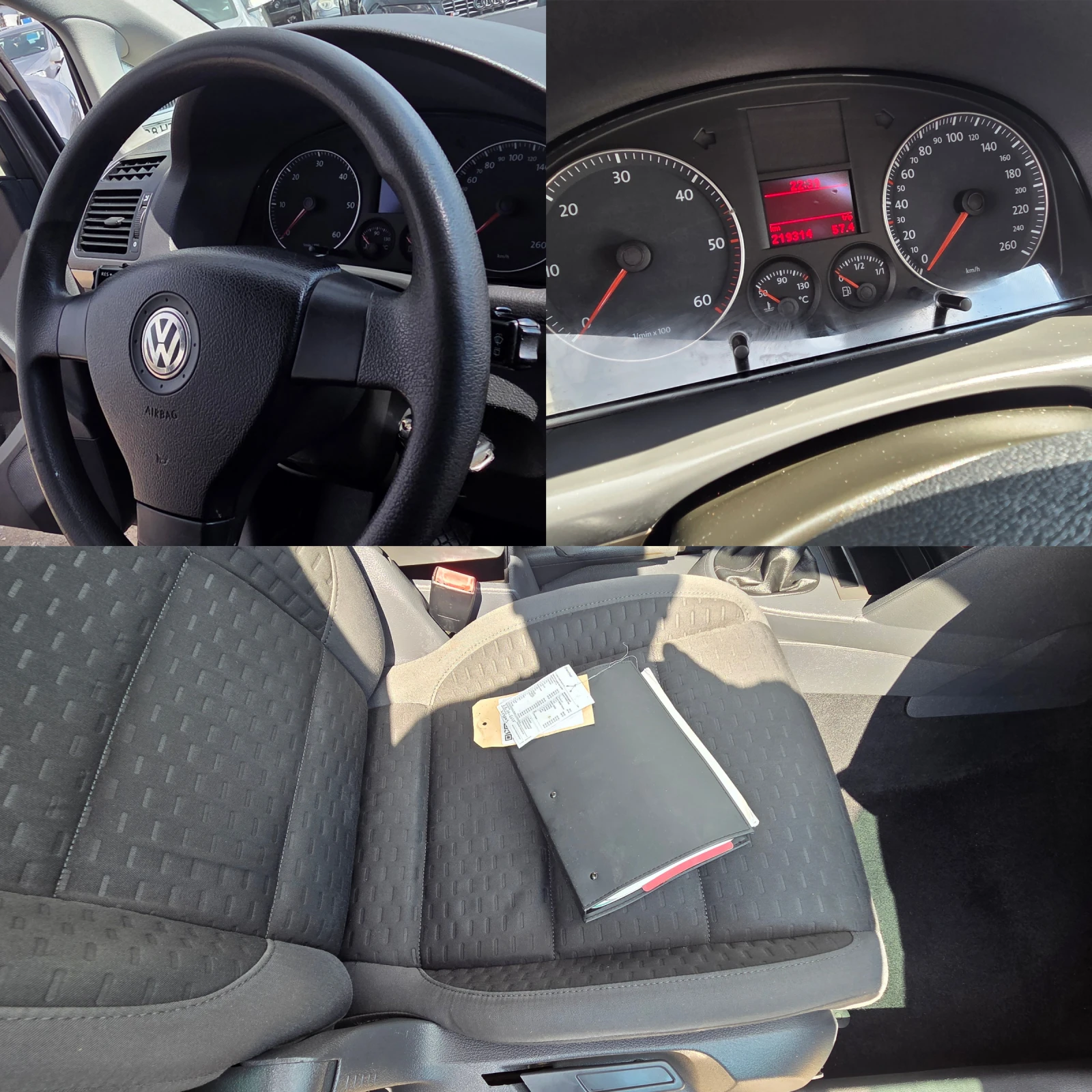 VW Touran 1.9 TDI 105 ps 7-МЕСТА, снимка 13 - Автомобили и джипове - 54236826