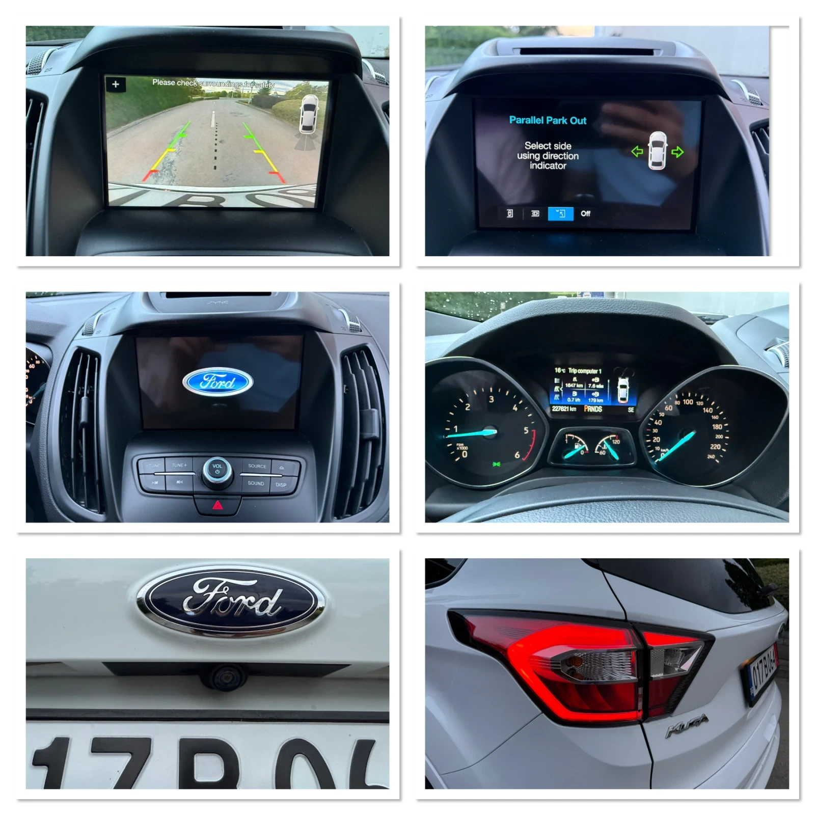 Ford Kuga 2.0TDCI-2КОМПЛЕКТА ГУМИ С ДЖАНТИ-СТ ПАКЕТ-, снимка 15 - Автомобили и джипове - 56167744