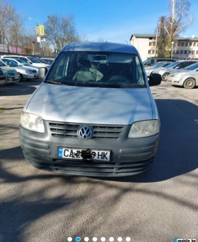 VW Caddy 1.6 Газ закупено от официален дилър VW България , снимка 1