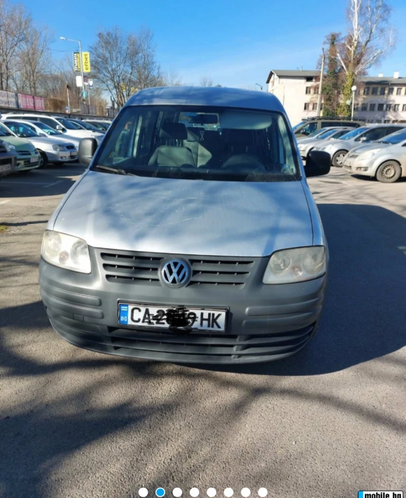 VW Caddy Газ закупено от официален дилър VW България , снимка 1 - Автомобили и джипове - 47322411