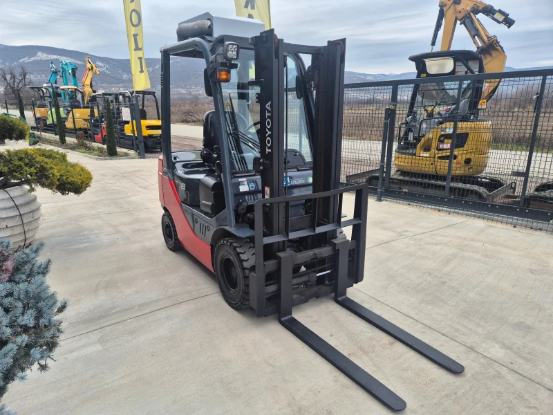 Мотокар Toyota 1.8 тона / ПОСЛЕДЕН МОДЕЛ / КЛИМАТИК + ПАРНО / ГАЗ, снимка 7 - Индустриална техника - 53086140