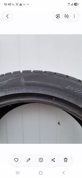 Гуми Зимни 245/45R20, снимка 4