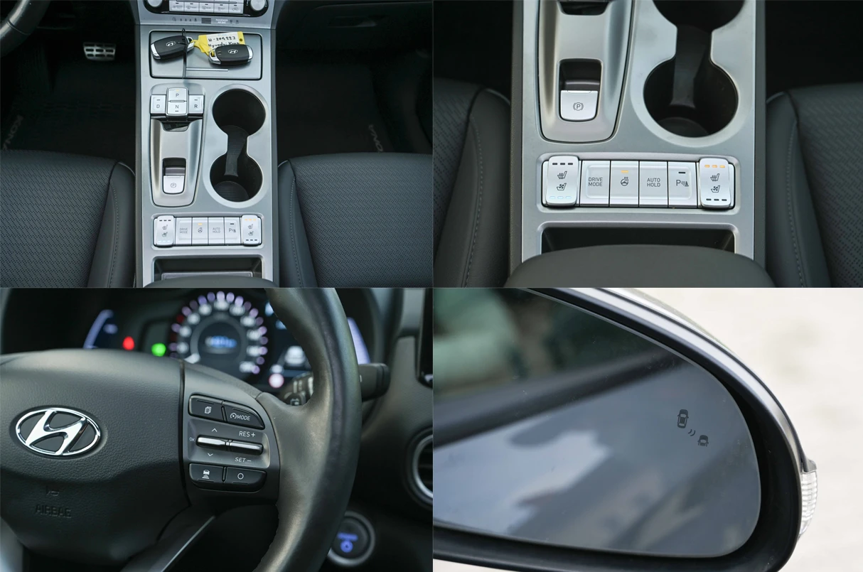 Hyundai Kona 64kw* Premium* Камера* 100%SOH* ТЕРМОПОМПА, снимка 16 - Автомобили и джипове - 54766768
