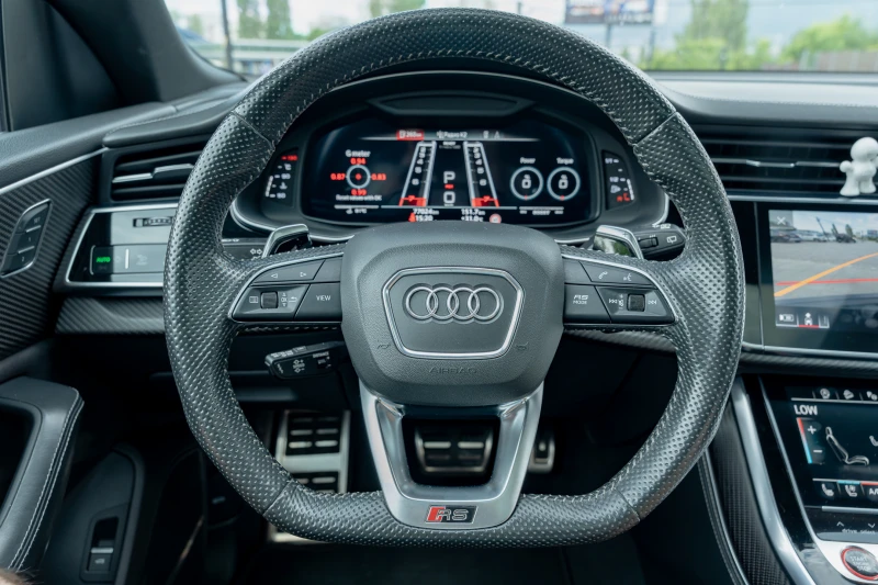 Audi RSQ8 CERAMIC/B&O/CARBON/360/SHADOW-LINE/KEY-LESS, снимка 11 - Автомобили и джипове - 50603565