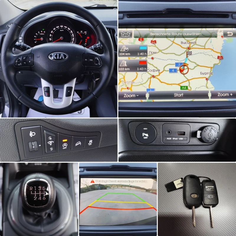 Kia Sportage 1.7CRDI-6ск-NAVI-КАМЕРА-EURO-5, снимка 16 - Автомобили и джипове - 52939681