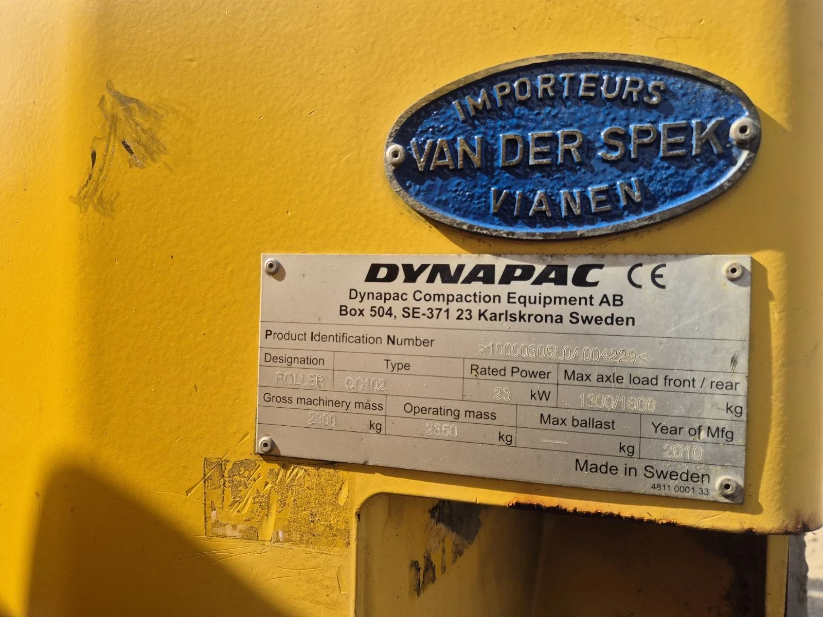 Валяк Dynapac CC102 - изображение 7