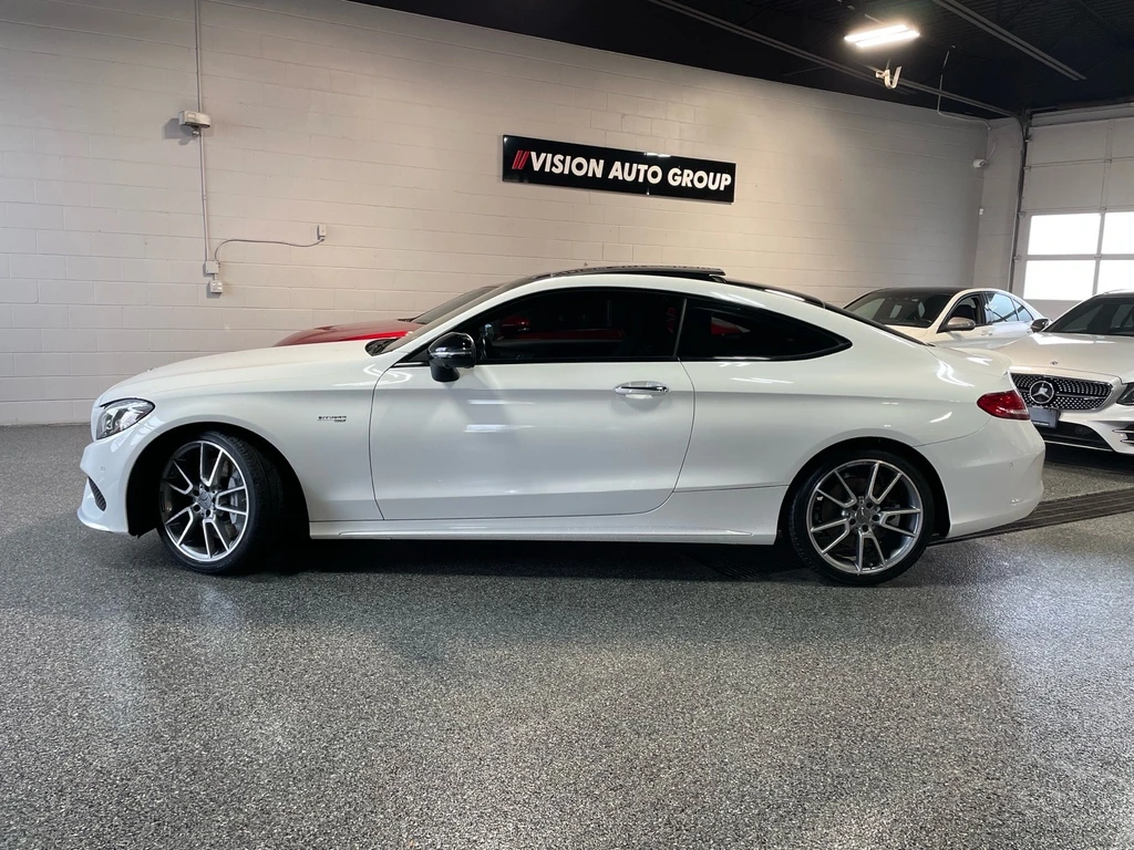 Mercedes-Benz C 43 AMG 4MATIC/AMG PKG/NAVI/Line Ass/LEATHER/PANO , снимка 3 - Автомобили и джипове - 53929056