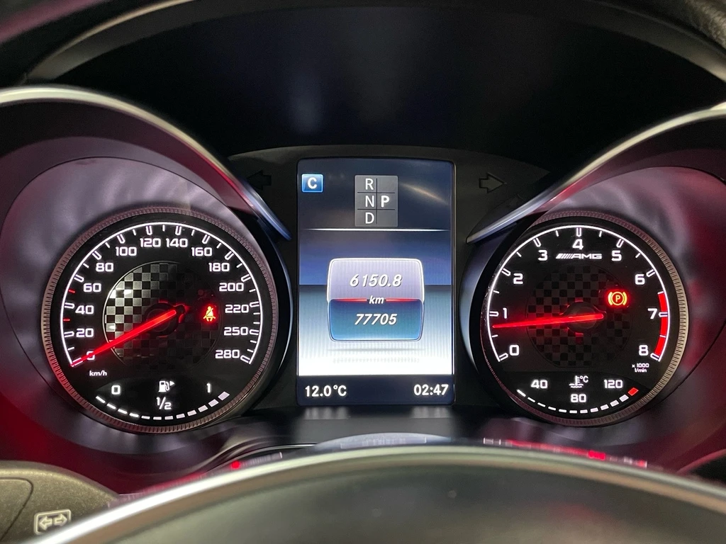 Mercedes-Benz C 43 AMG 4MATIC/AMG PKG/NAVI/Line Ass/LEATHER/PANO , снимка 12 - Автомобили и джипове - 53929056