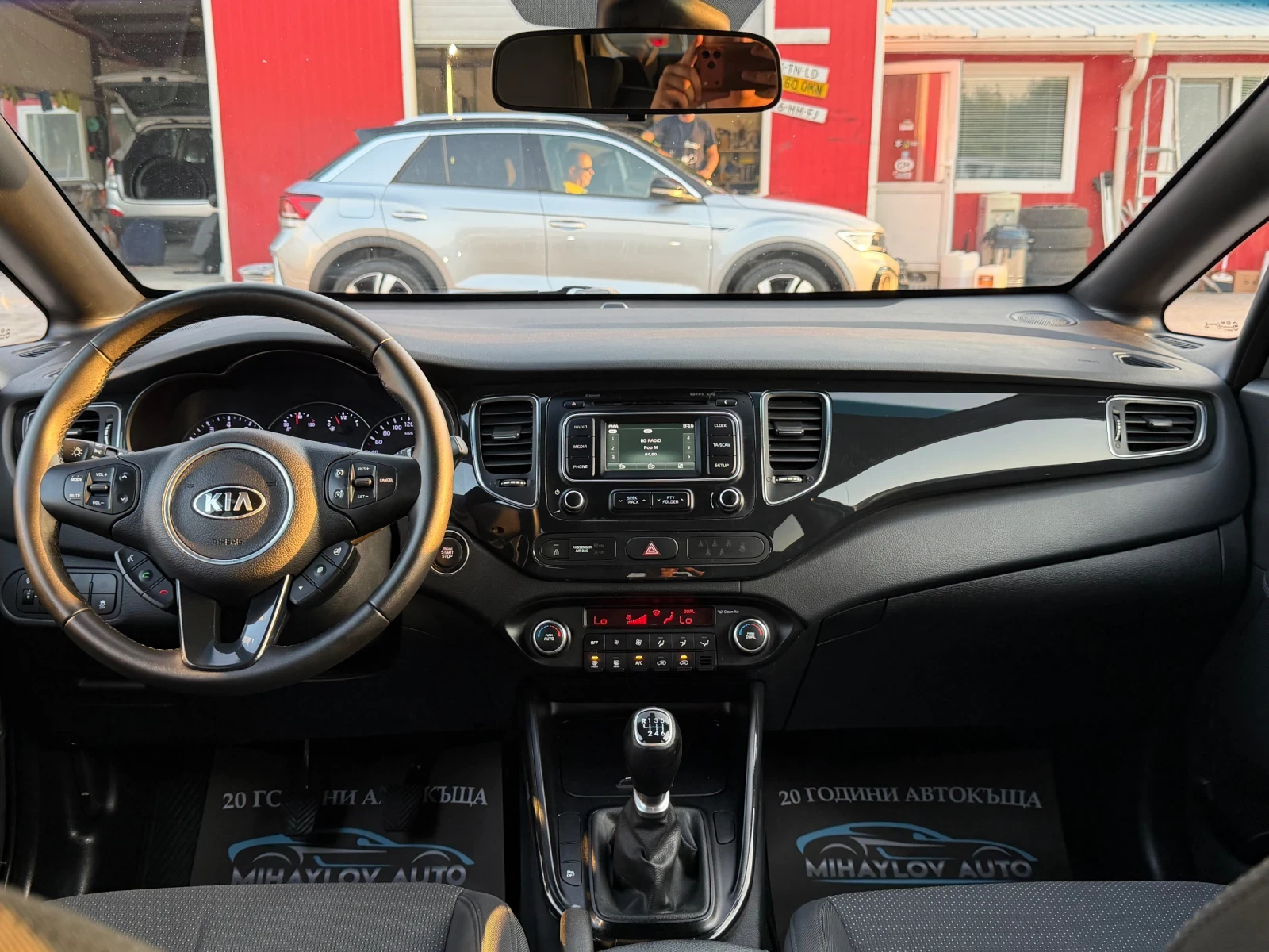 Kia Carens 1.6GDI 152650km/7МЕСТА/KLIMATRONIK/НОВ ВНОС/УНИКАТ, снимка 11 - Автомобили и джипове - 55646263