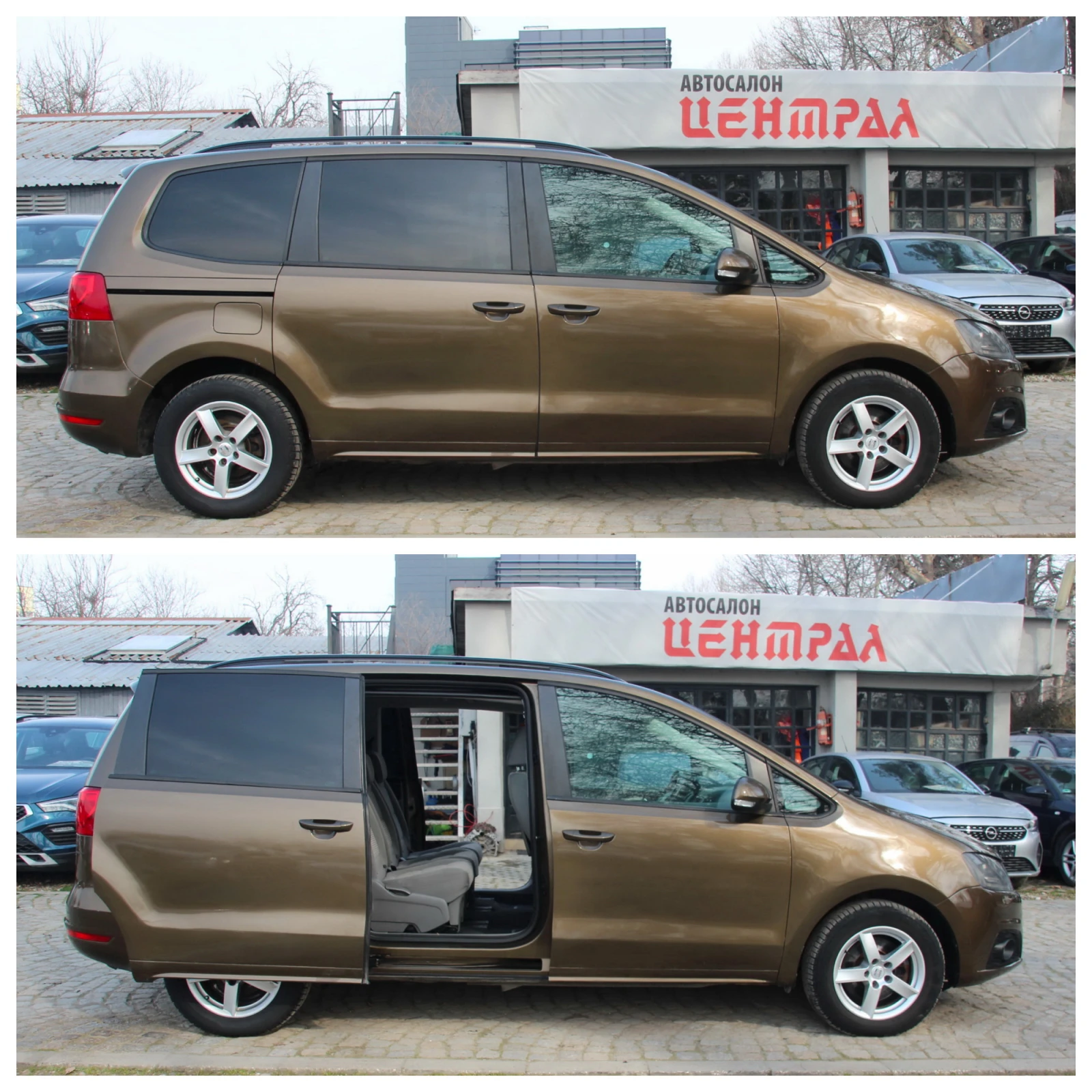 Seat Alhambra 2.0 TDI НОВ ВНОС, снимка 14 - Автомобили и джипове - 53736058