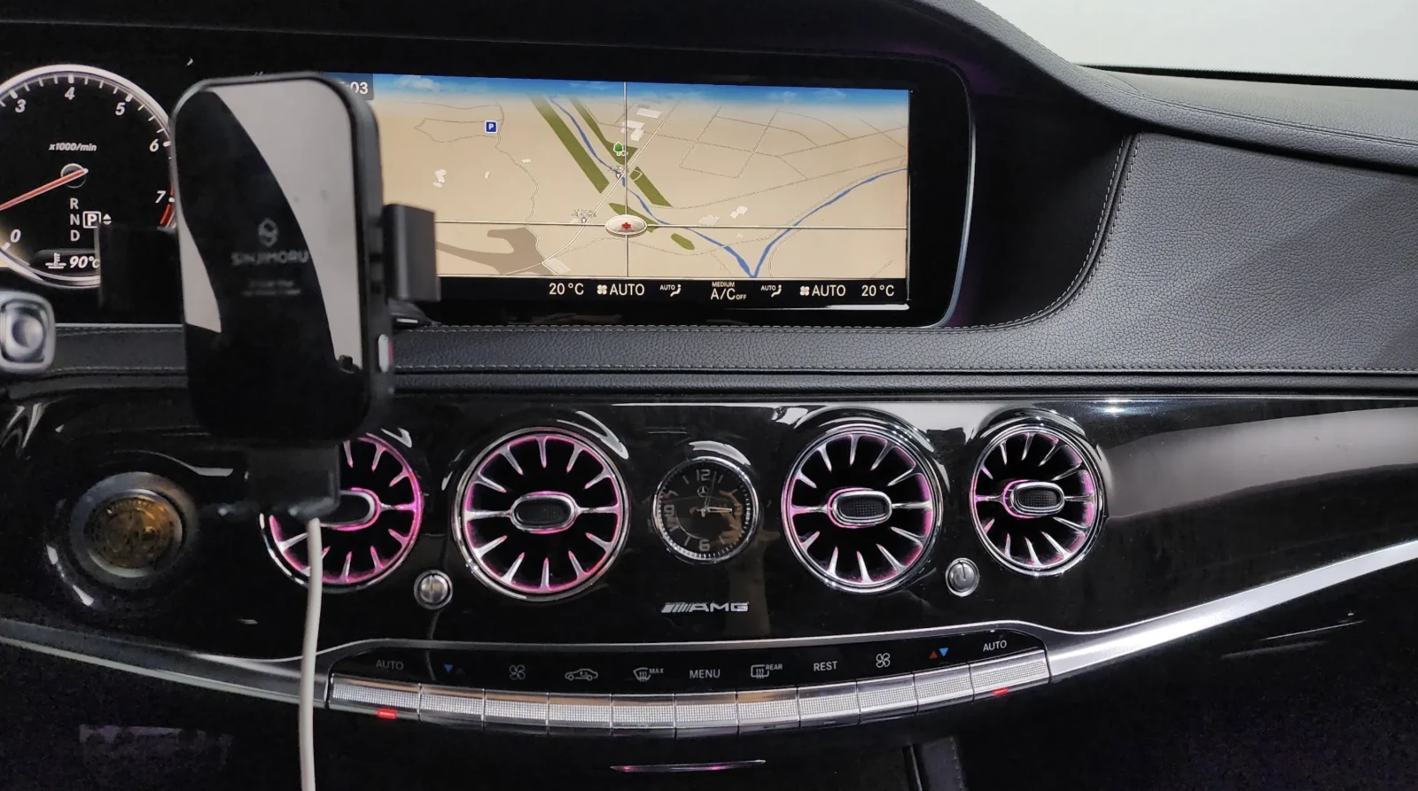 Mercedes-Benz S 500 S63 AMG �����/360 ������/360 BURMESTER | Mobile.bg � ����������� 11