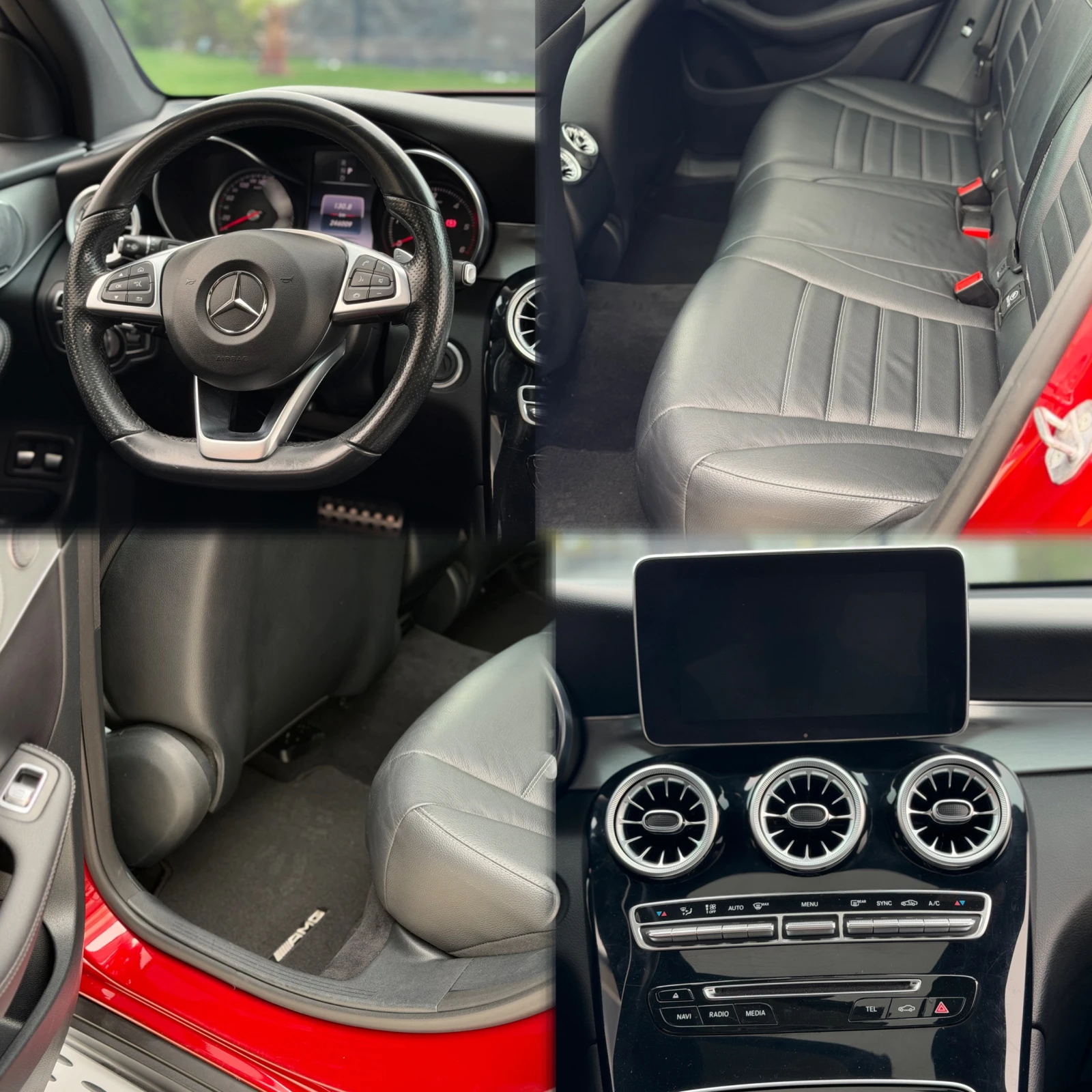 Mercedes-Benz GLC 220 2.2 AMG 4matic 9G 4Х4, снимка 12 - Автомобили и джипове - 54222211