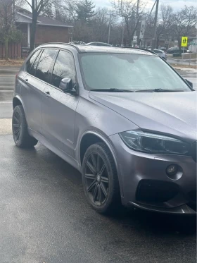 BMW X5 * СИВ САТЕН * ОБДУХВАНЕ * ХЕД-ЪП * М ПАКЕТ, снимка 1