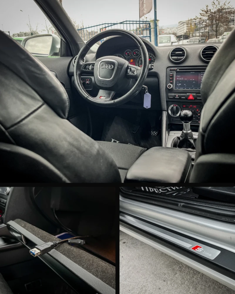 Audi A3 2.0TDI - 8клапана(BMM) - 3xS LINE - S3 PAKET, снимка 10 - Автомобили и джипове - 52753883