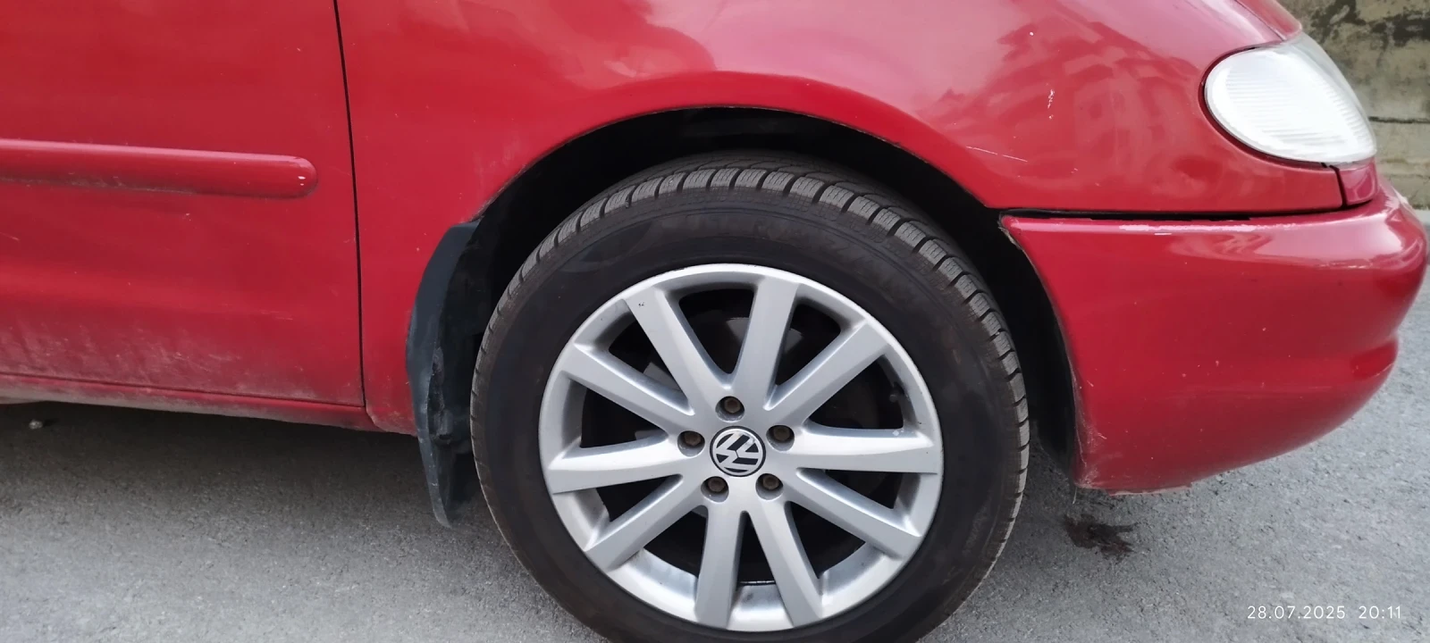 VW Sharan 1.8 турбо 150 коня бензин с газ - изображение 8