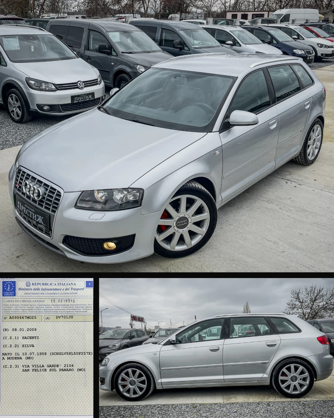 Audi A3 2.0TDI - 8(BMM) - 3xS LINE - S3 PAKET | Mobile.bg   7