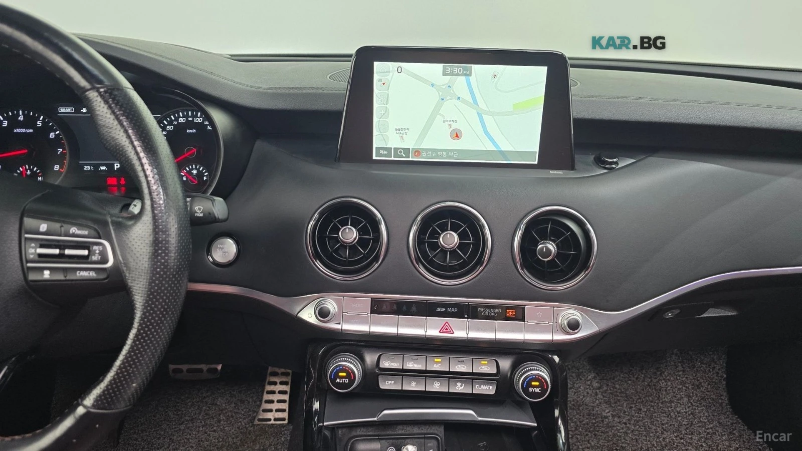 Kia Stinger 3.3 AWD GT | 360| HUD| VENTED S| BL SP| LANE AS, снимка 14 - Автомобили и джипове - 56086745