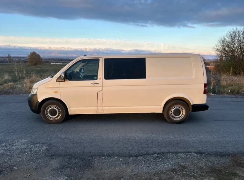 VW T5 Климатик/Дълга база, снимка 1 - Бусове и автобуси - 48104390