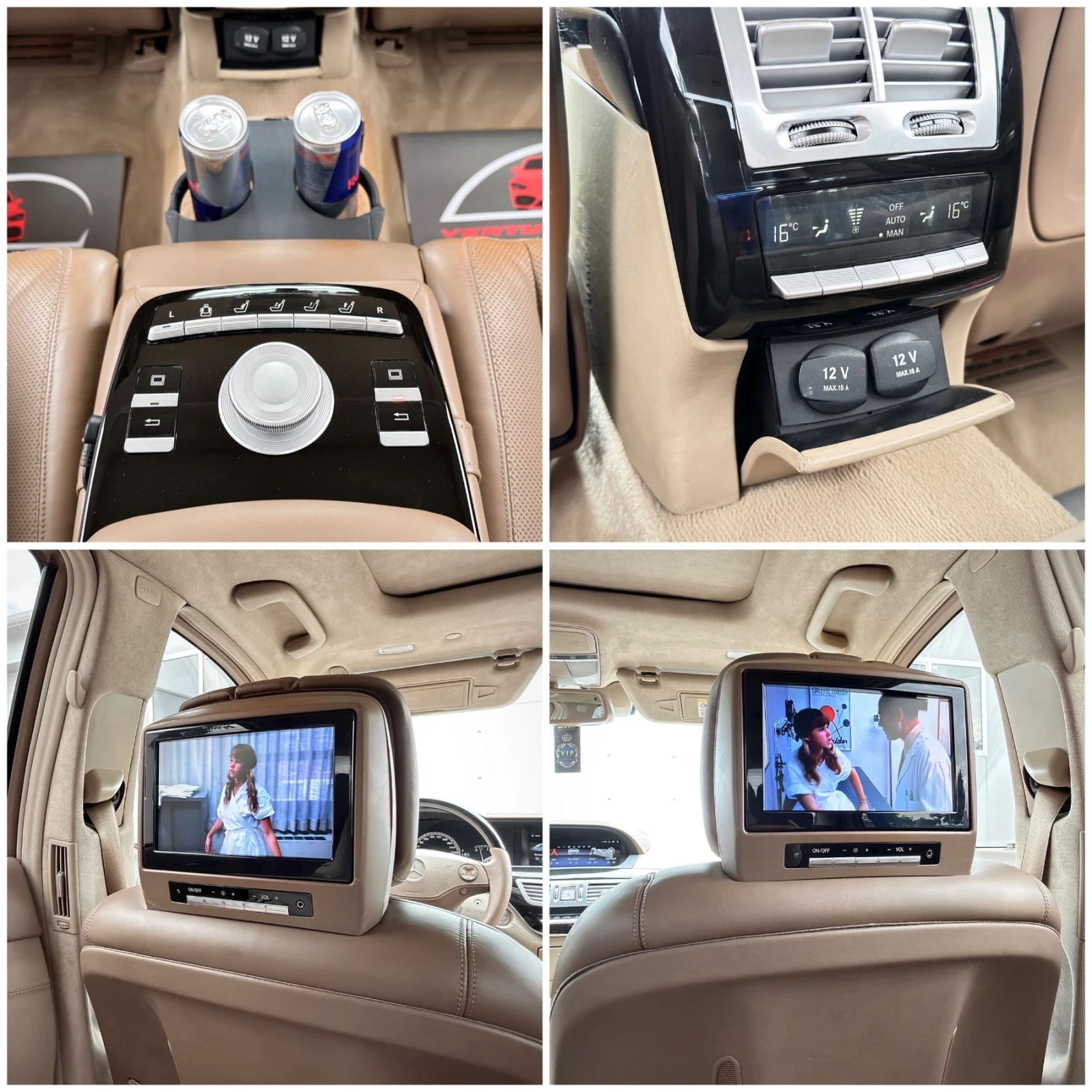 Mercedes-Benz S 500 AMG 6.3/FACE/PANO/NIGHT VISION/SOFT CLOSE/3xTV, снимка 12 - Автомобили и джипове - 55015254