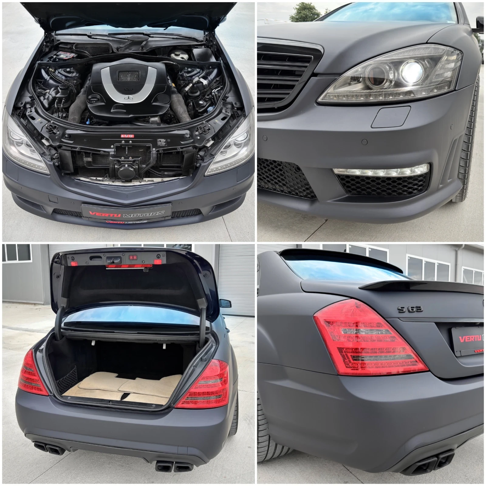 Mercedes-Benz S 500 AMG 6.3/FACE/PANO/NIGHT VISION/SOFT CLOSE/3xTV, снимка 8 - Автомобили и джипове - 55015254