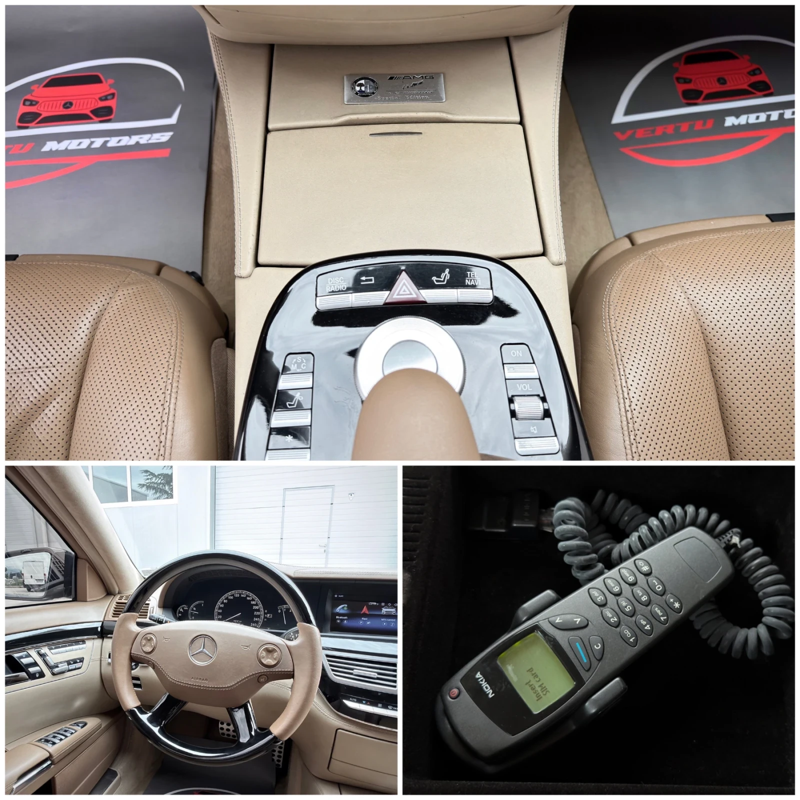 Mercedes-Benz S 500 AMG 6.3/FACE/PANO/NIGHT VISION/SOFT CLOSE/3xTV, снимка 14 - Автомобили и джипове - 55015254