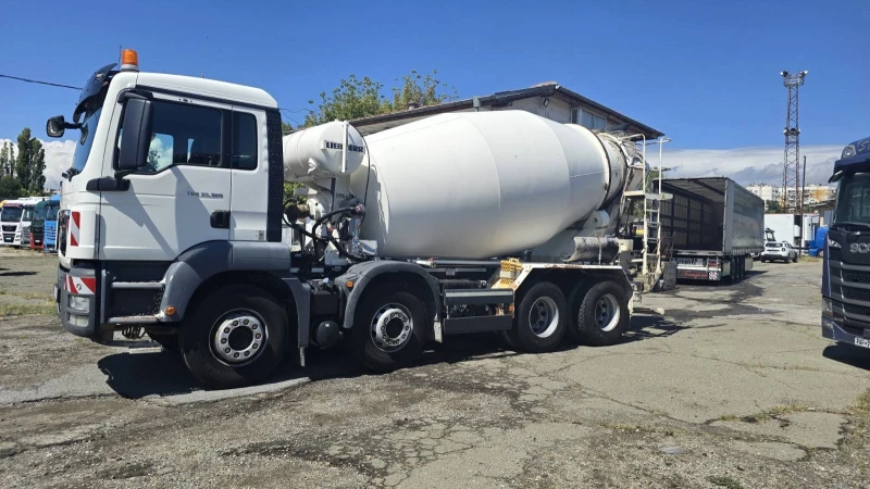 Бетон миксер Man 35.360 / 8X4 / 9 куб, снимка 4 - Индустриална техника - 51278602