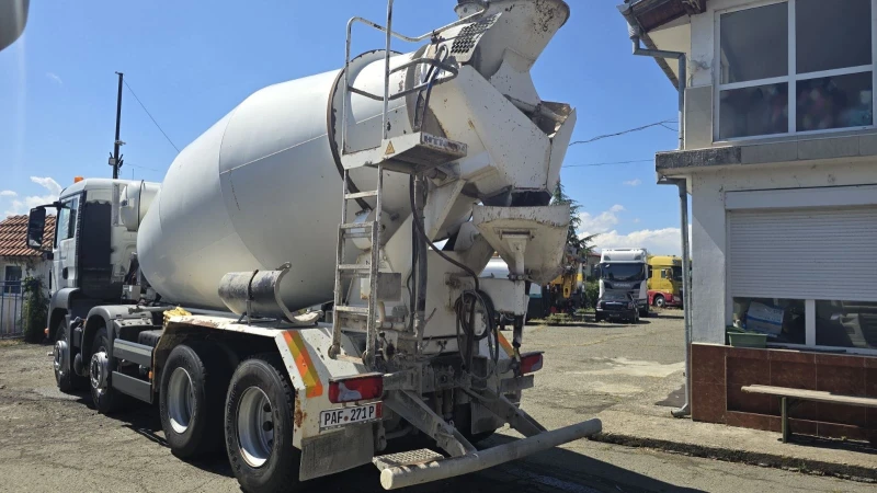 Бетон миксер Man 35.360 / 8X4 / 9 куб, снимка 6 - Индустриална техника - 51278602