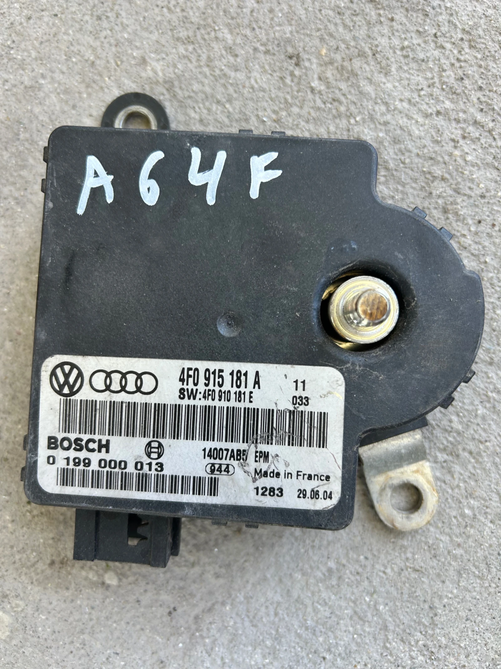 4F0915181A модул управление захранване AUDI A6 4F BOSCH 0199000013