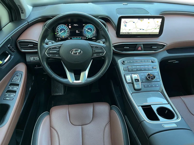 Hyundai Santa fe 1.6T-GDI/PRIME/265HP/360CAM/AMBI/CARPLAY/LED/383f, снимка 10 - Автомобили и джипове - 51029708